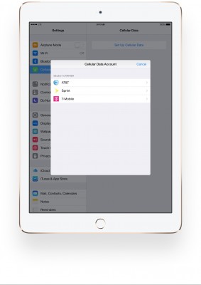 Apple iPad Air 2 con SIM virtuale negli USA