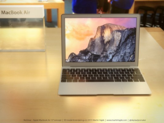 Macbook Air 12: ecco nuove immagini di rendering