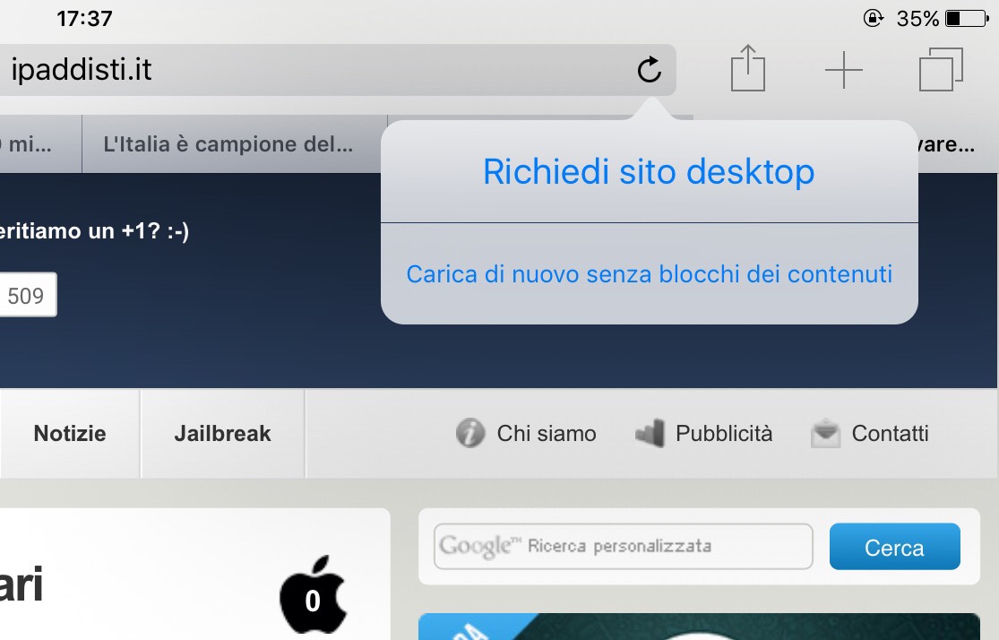 come disattivare adblock safari