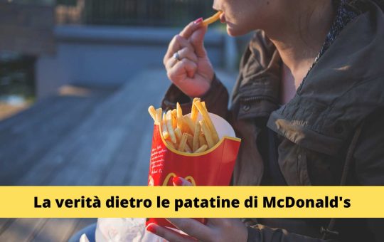 Donna Patatine McDonald's