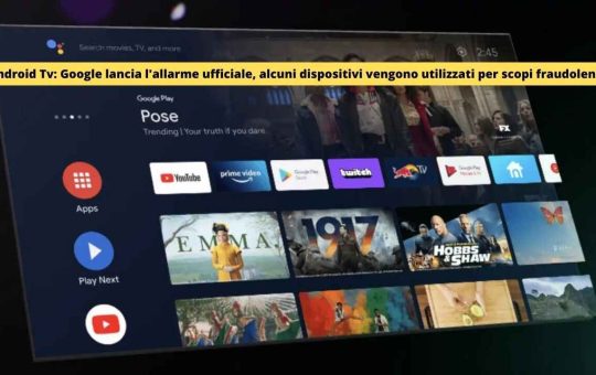 Android TV allarme