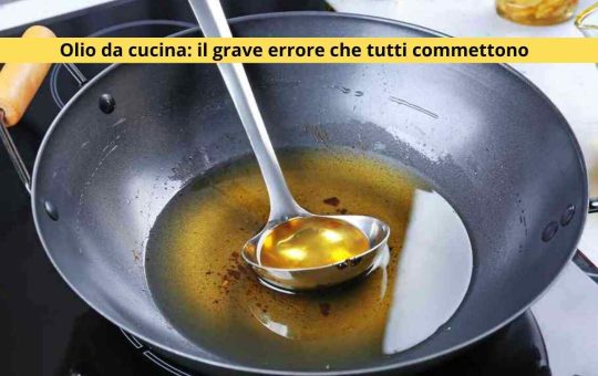 Olio da cucina