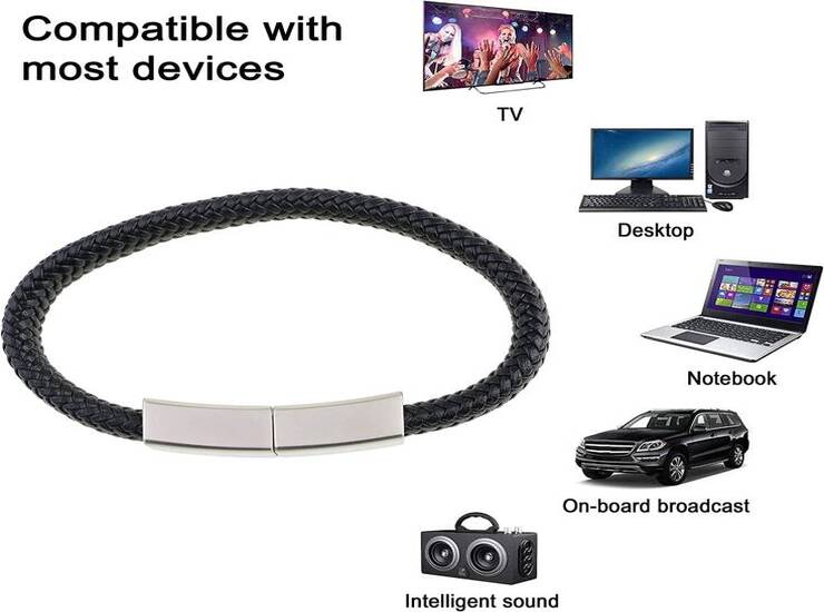 bracciale usb amazon