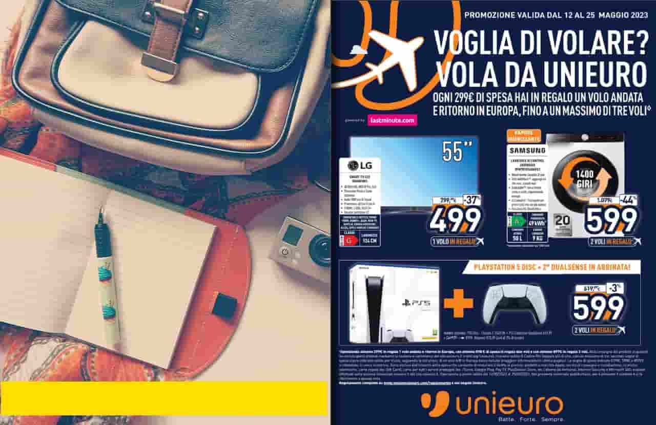 Unieuro regala voli gratis