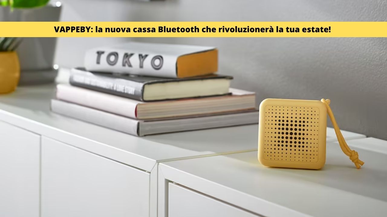 VAPPEBY la nuova cassa Bluetooth che rivoluzionerà la tua estate!