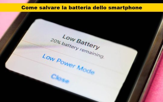 batteria in carica