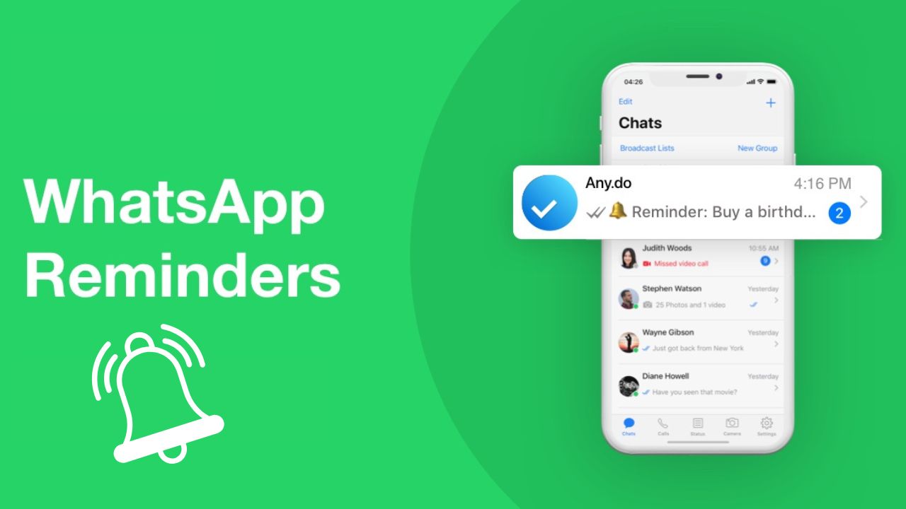 whatsapp reminders
