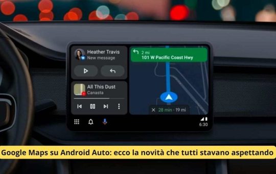 Google Maps su Android Auto