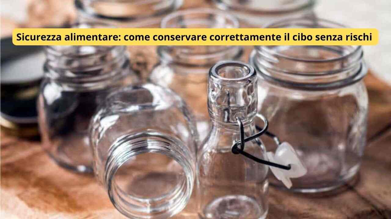 come sterilizzare barattoli