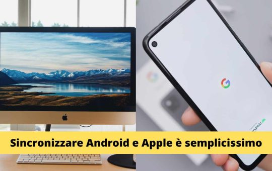 Sincronizzazione Google Apple