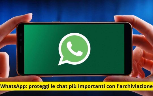 WhatsApp proteggi le chat