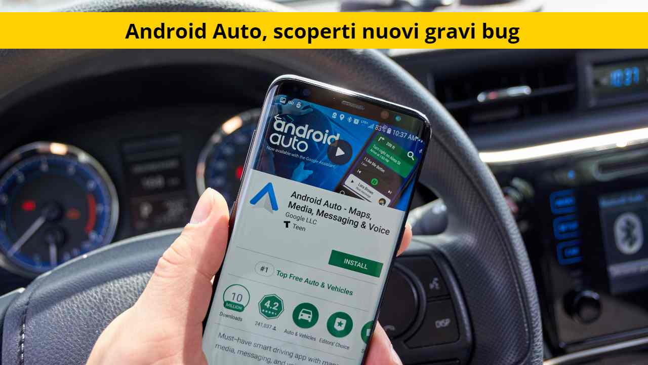 android auto crash