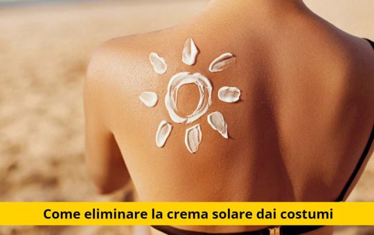 trucco crema solare