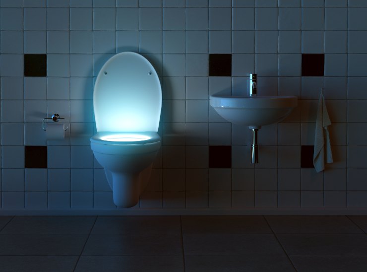 luci led wc