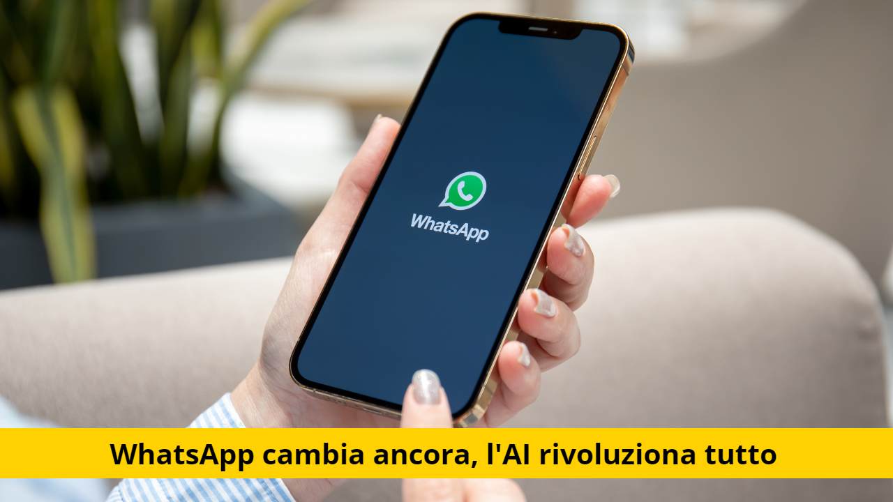 WhatsApp che follia: con il nuovo aggiornamento arriva la AI generativa. Sarà come avere una segretaria ed un artista insieme e senza pagare nulla  --- (Fonte immagine: https://www.ipaddisti.it/wp-content/uploads/2023/09/ai-whatsapp.jpg)