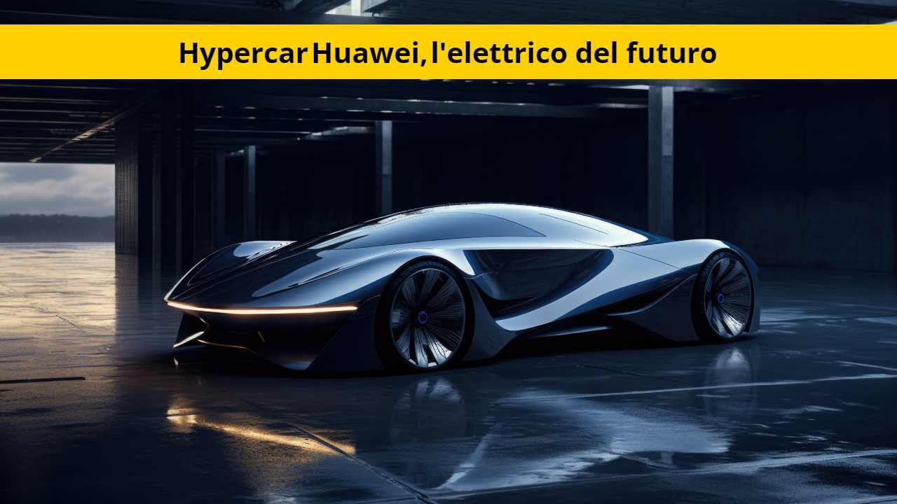 Tesla e Porsche beffate da Huawei: presentata la sua hypercar elettrica. Ha la potenza di una e la tecnologia dell