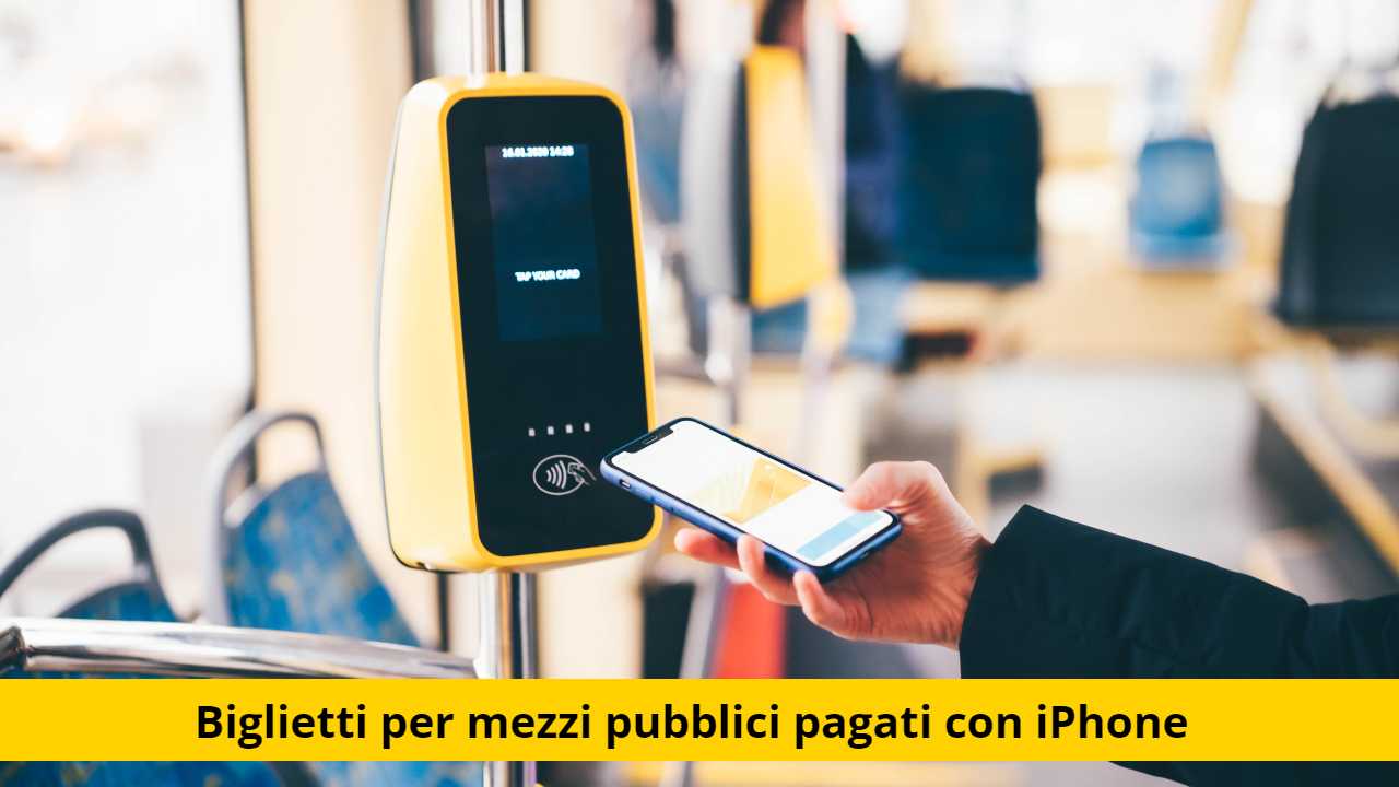 In Italia come in America: ora paghi qualsiasi cosa con lo smartphone, anche i mezzi pubblici. Basta code inutili e costosi abbonamenti, risolvi così  --- (Fonte immagine: https://www.ipaddisti.it/wp-content/uploads/2023/09/iphone-bagnetti.jpg)