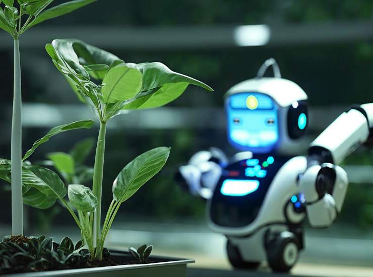 robot giardino