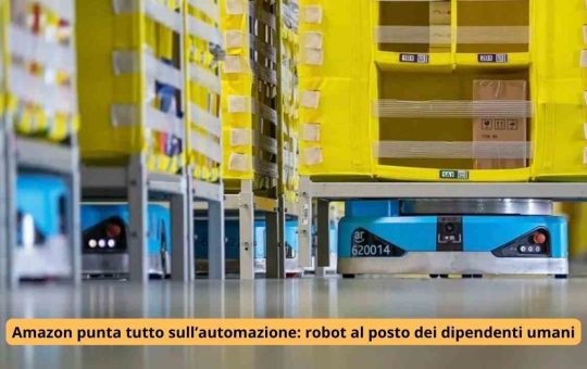 Amazon punta tutto sull’automazione