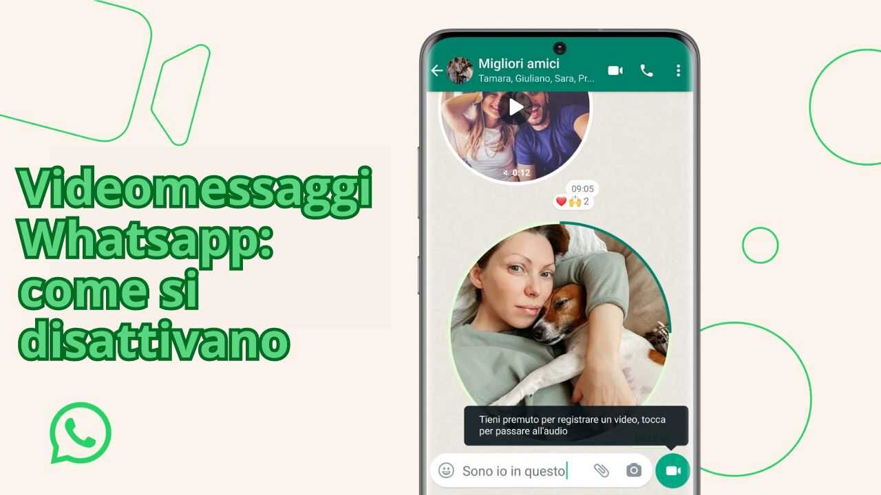 come si disattivano i videomessaggi