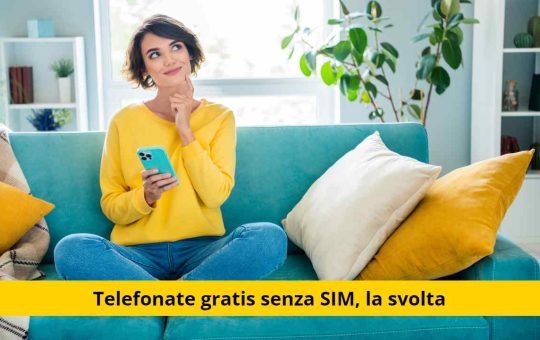 telefonare senza sim