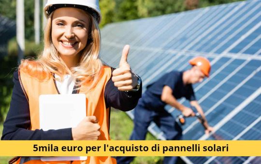 pannelli solari 5mila euro