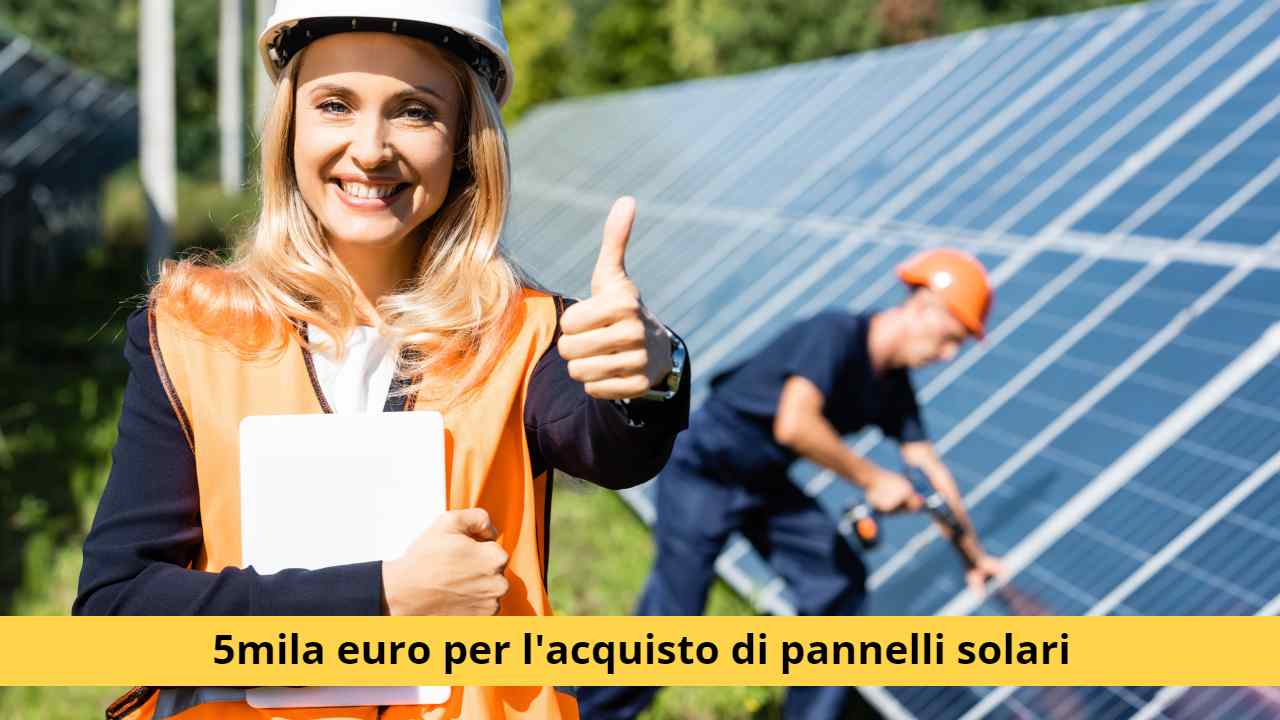 pannelli solari 5mila euro