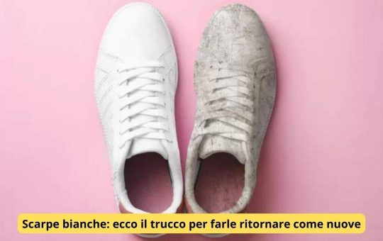 scarpe bianche