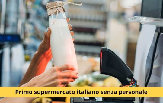 supermercato italiano senza personale