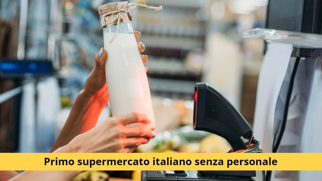 supermercato italiano senza personale