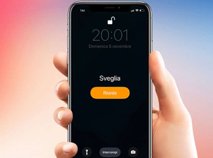 sveglia iphone