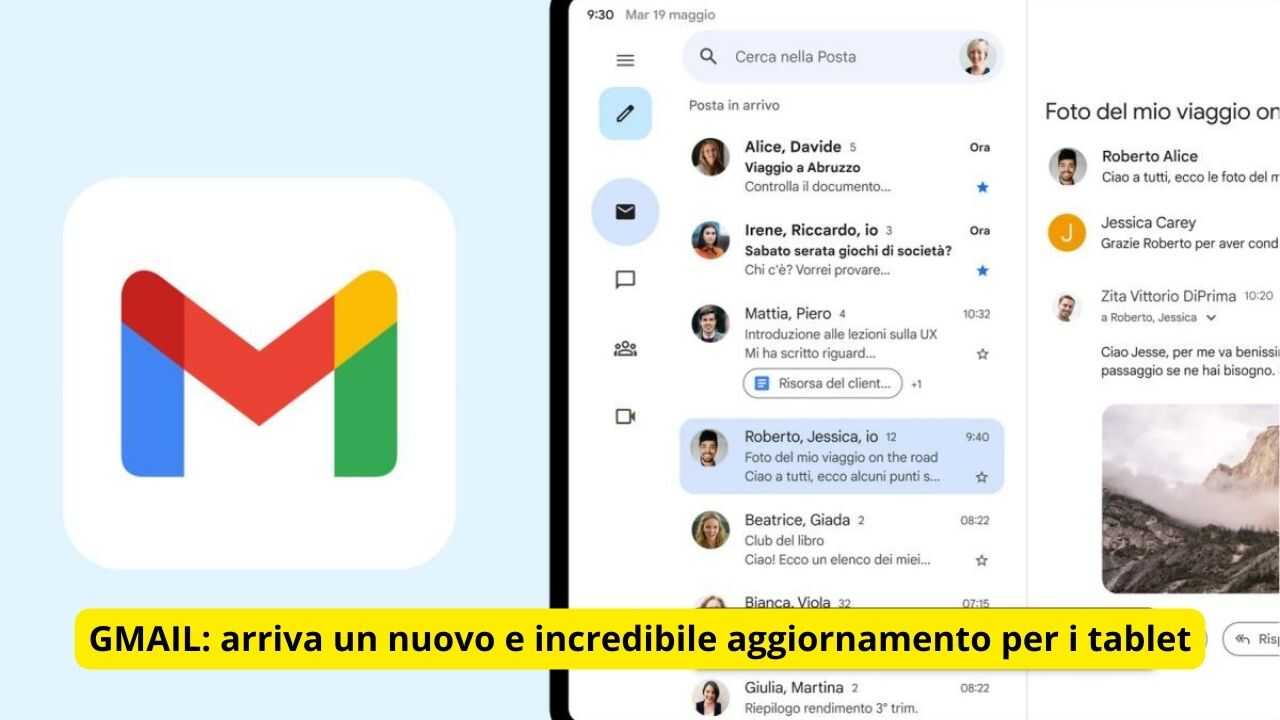 GMAIL arriva un nuovo aggiornamento