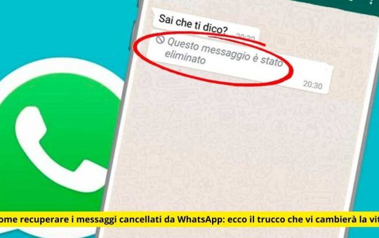 come recuperare i messaggi cancellati