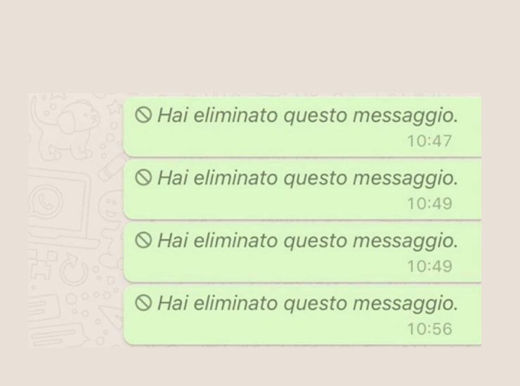 messaggi eliminati