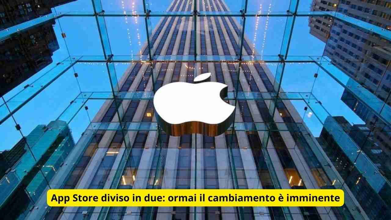 App Store diviso in due 