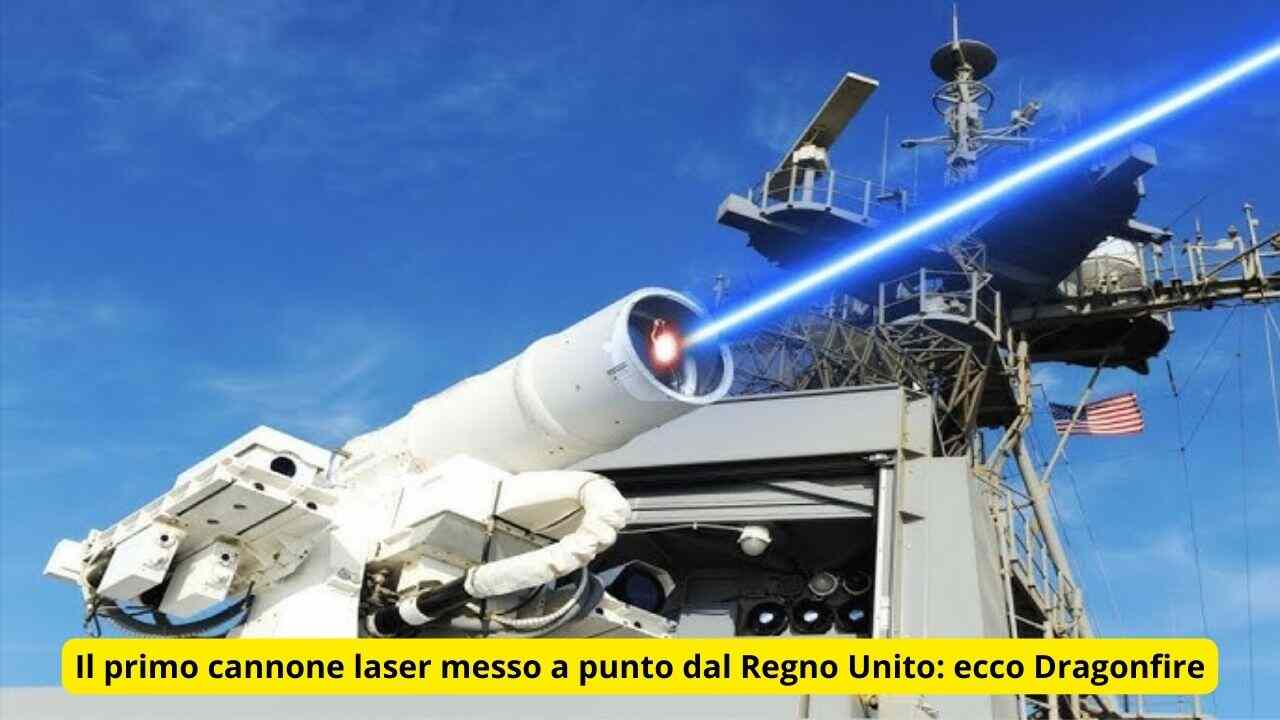 Il primo cannone laser