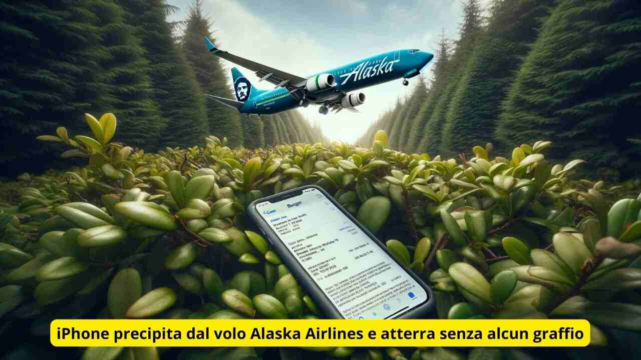 iphone precipita dall'aereo