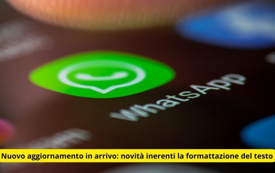 whatsapp aggiornamenti