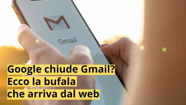 Google chiude Gmail Ecco la bufala