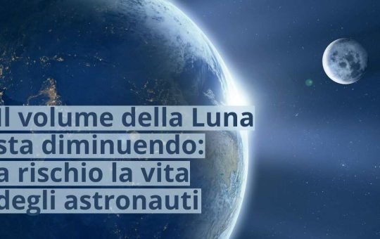 Il volume della Luna sta diminuendo