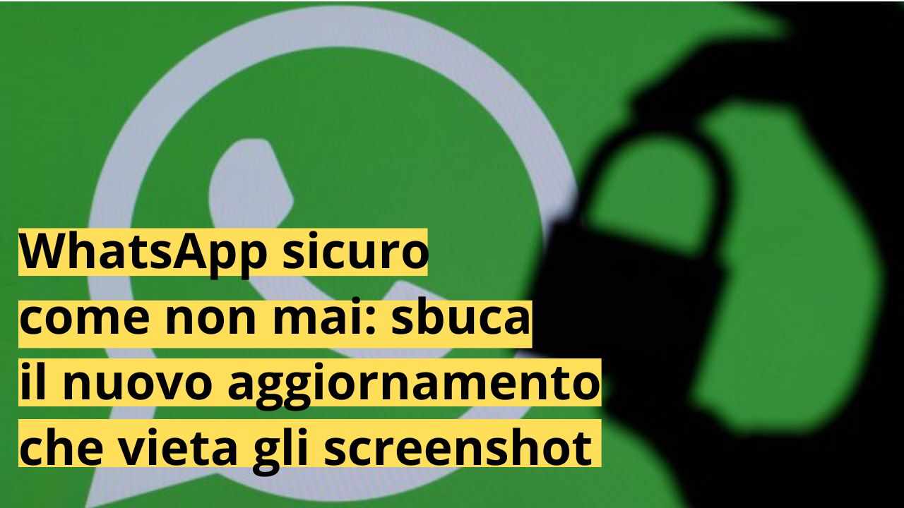 nuovo aggiornamento whatsapp