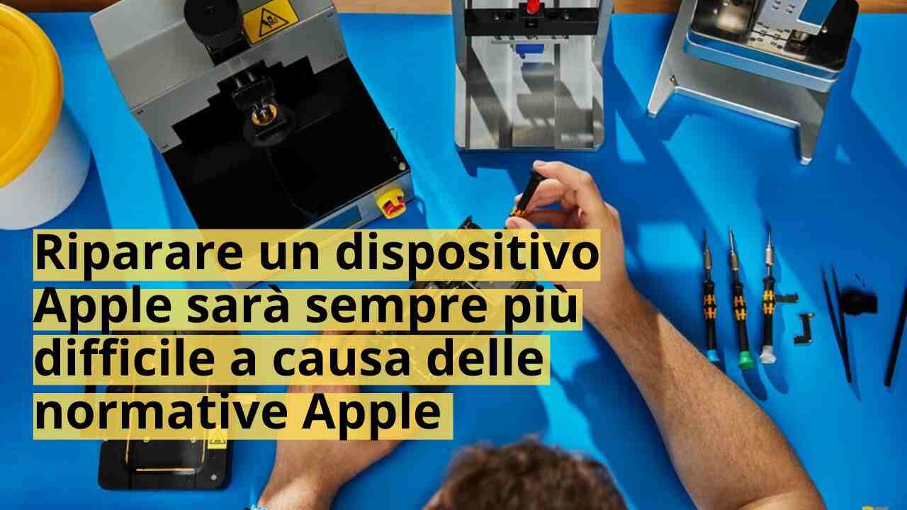 riparazione dispositivo apple