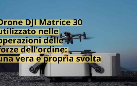 utilizzo del drone nelle ricerche