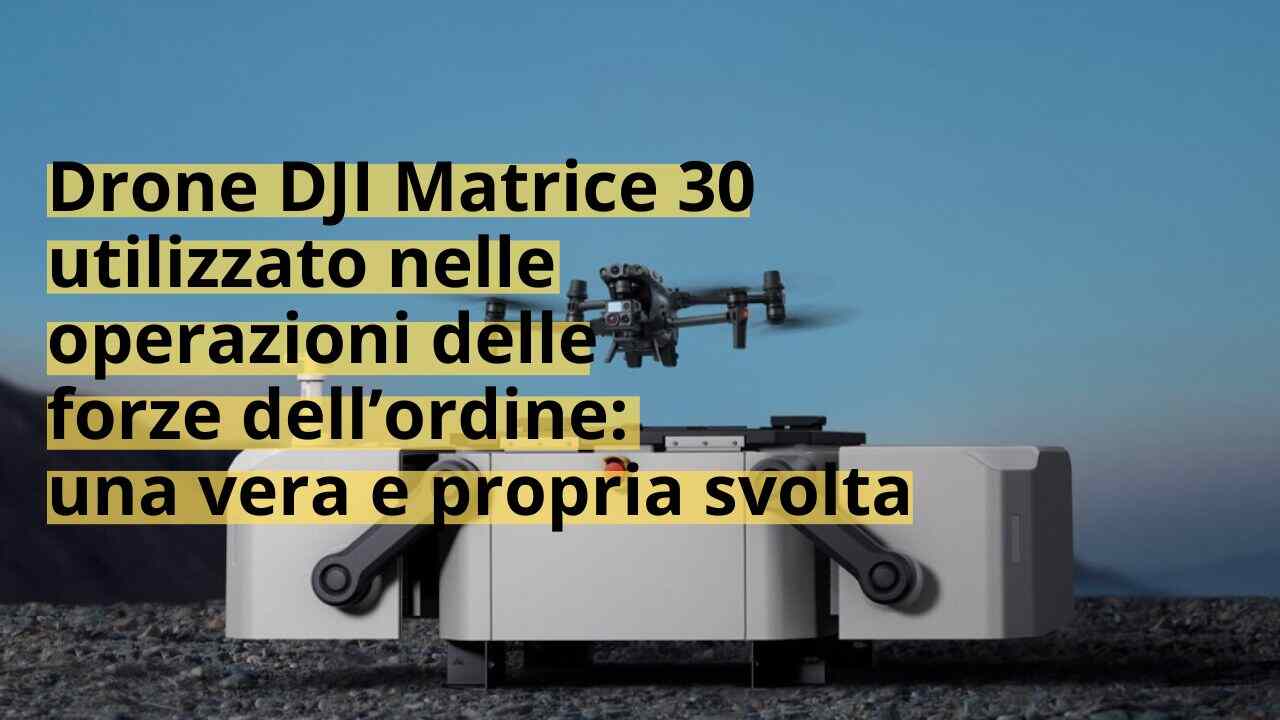 utilizzo del drone nelle ricerche