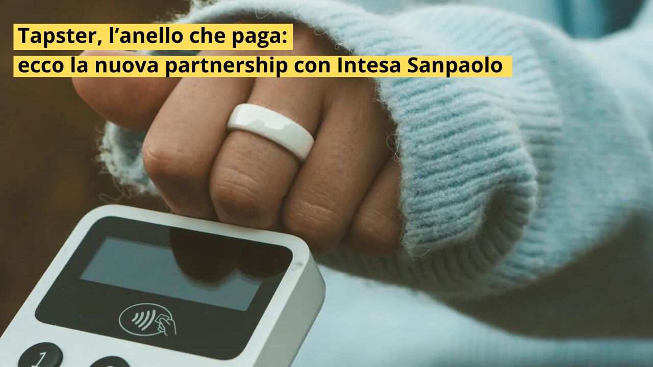 l'anello per i pagamenti contactless - intesa San Paolo - ipaddisti