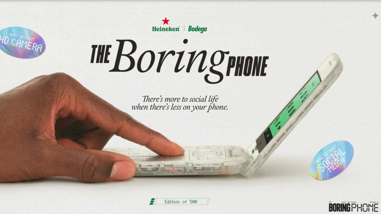 boring phone - heineken - ipaddisti